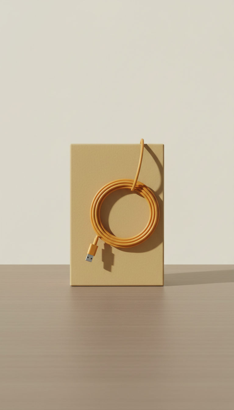 Branded Box With Charging Cable Included