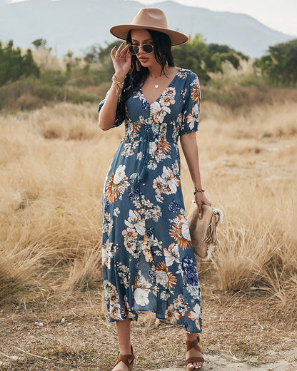 Robe Fleurie d'Été