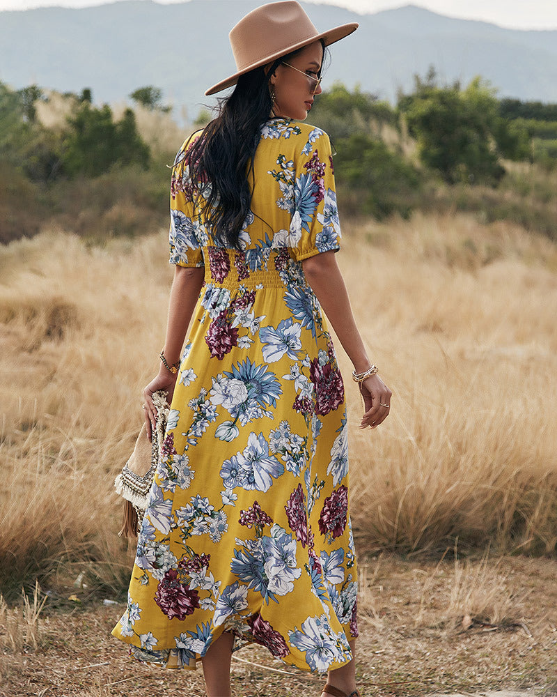 Robe Fleurie d'Été