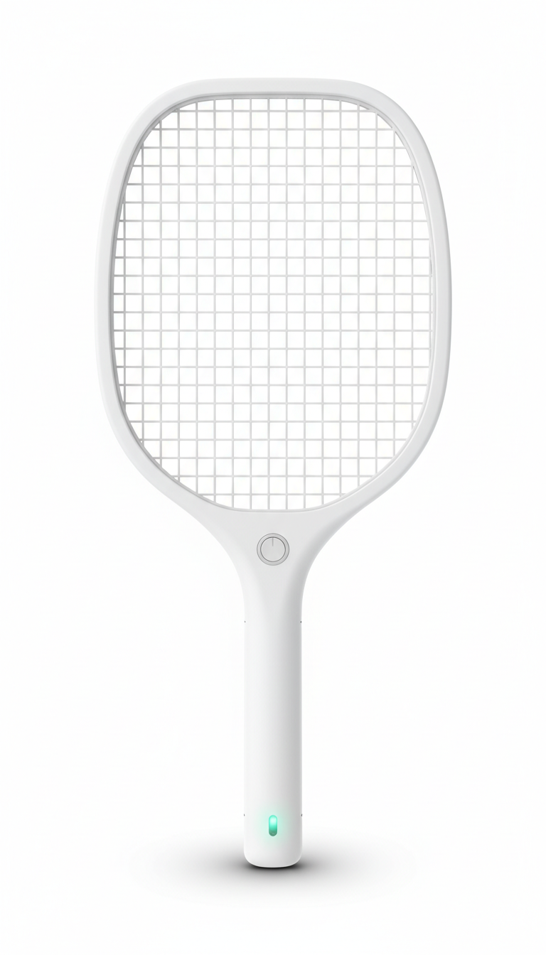 Pure White rechargeable swatter