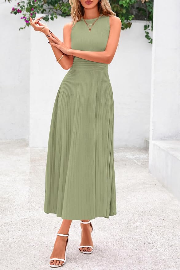 Robe Plissée Élégante