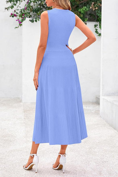 Robe Plissée Élégante