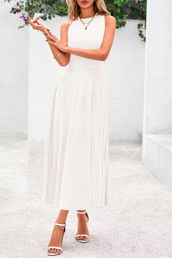 Robe Plissée Élégante