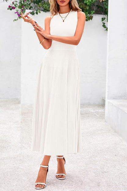 Robe Plissée Élégante