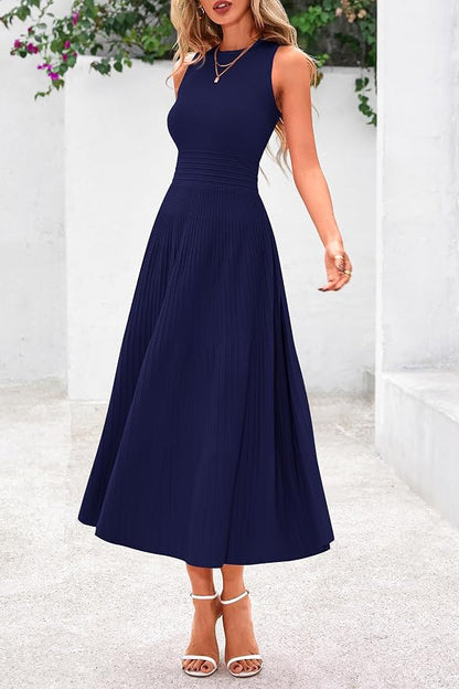 Robe Plissée Élégante