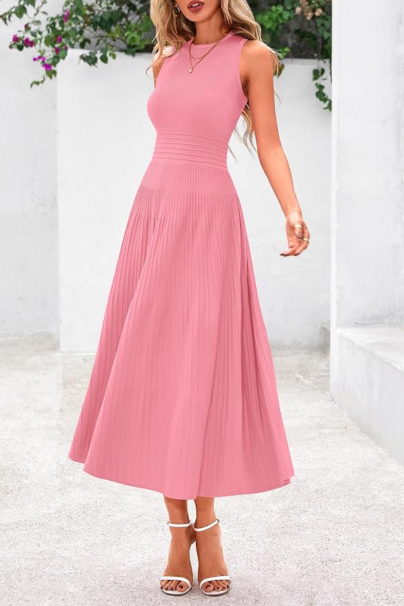 Robe Plissée Élégante