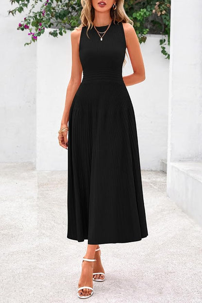 Robe Plissée Élégante