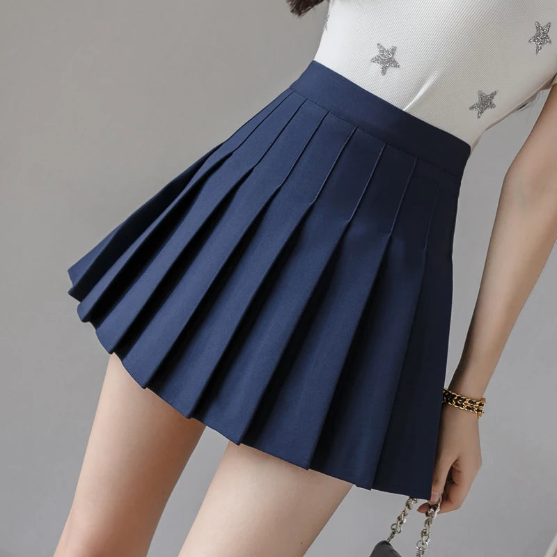 Plaid A-Line Mini Skirt
