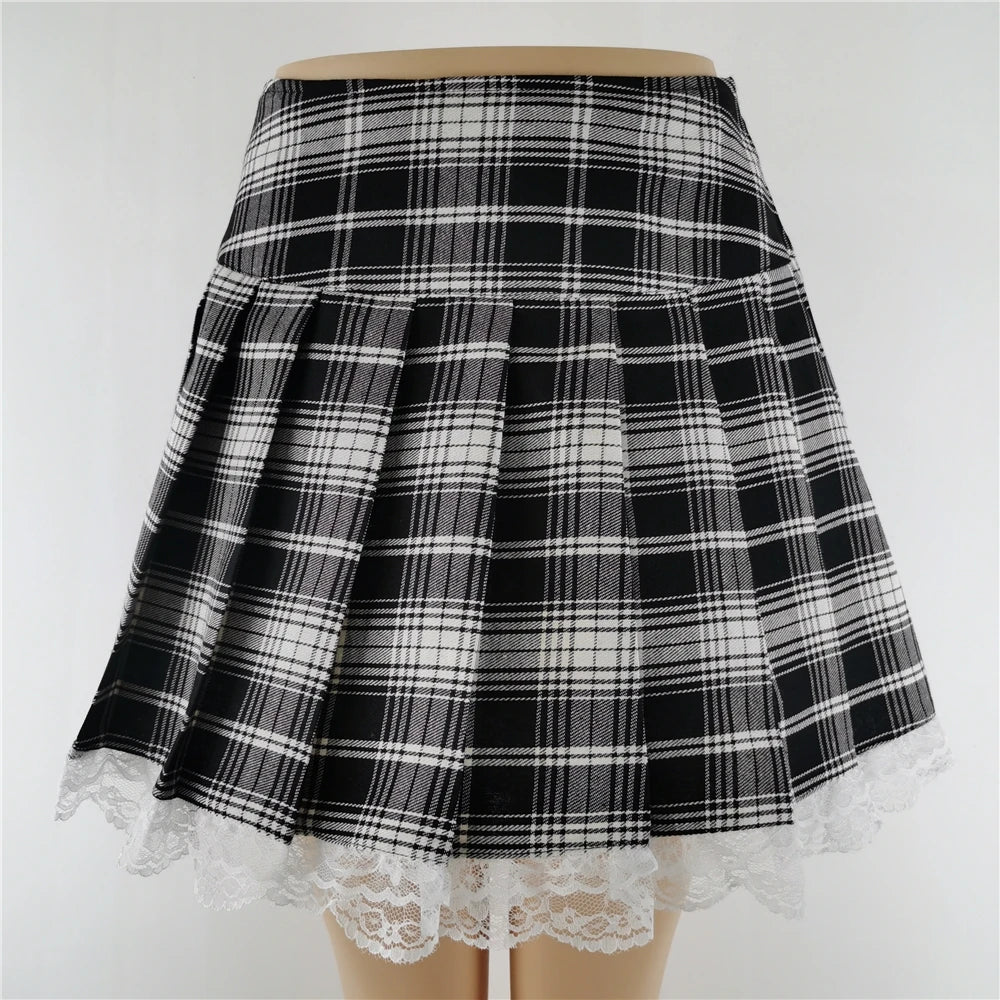 Women's Punk A-Line Mini Skirt