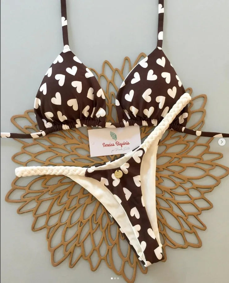 Leopard Print Bikini Set