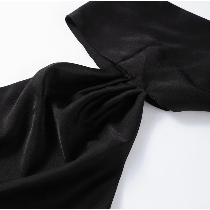 Ribbon Halter Maxi Dress