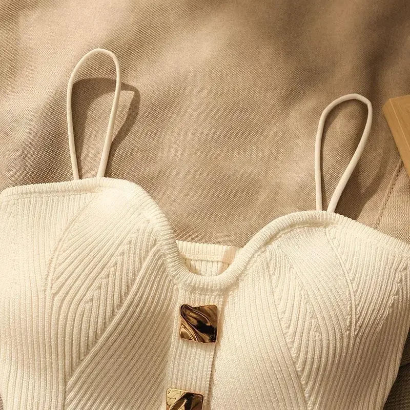 Cross-Knit Camisole Top