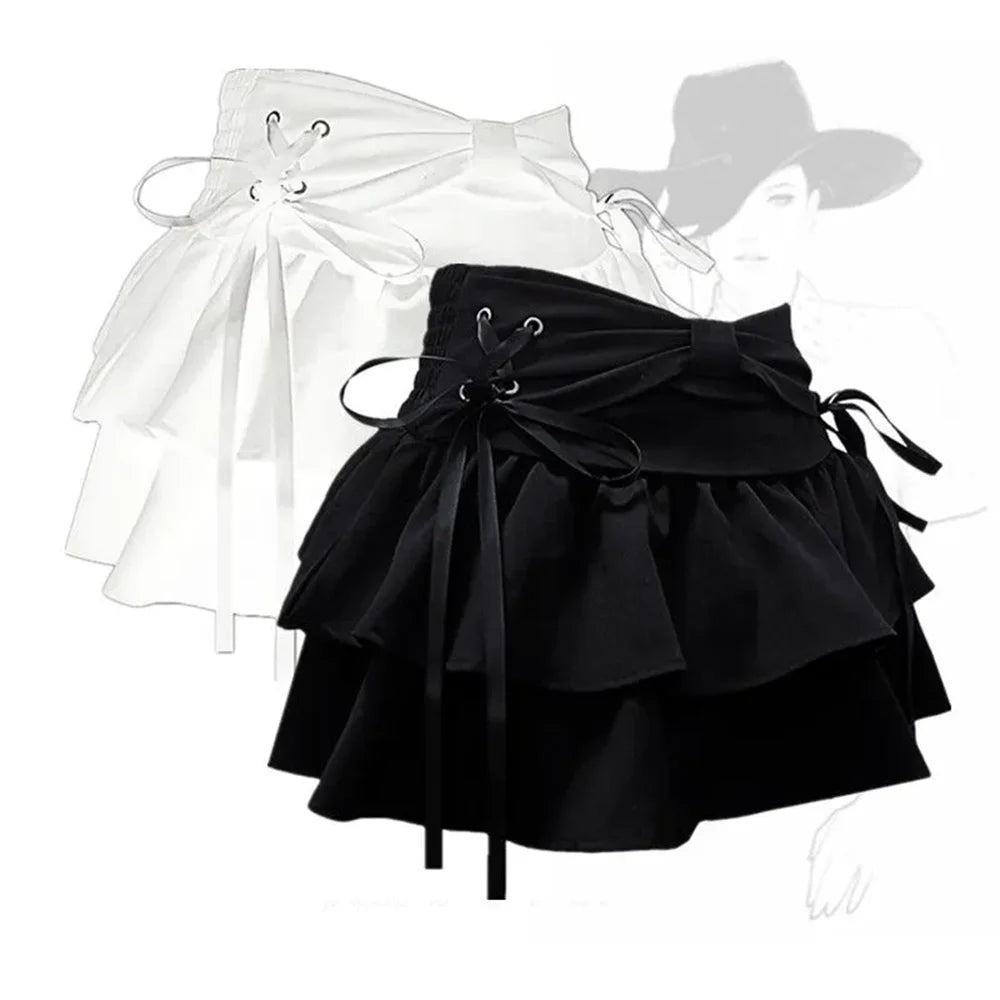 Empire Waist A-Line Mini Skirt