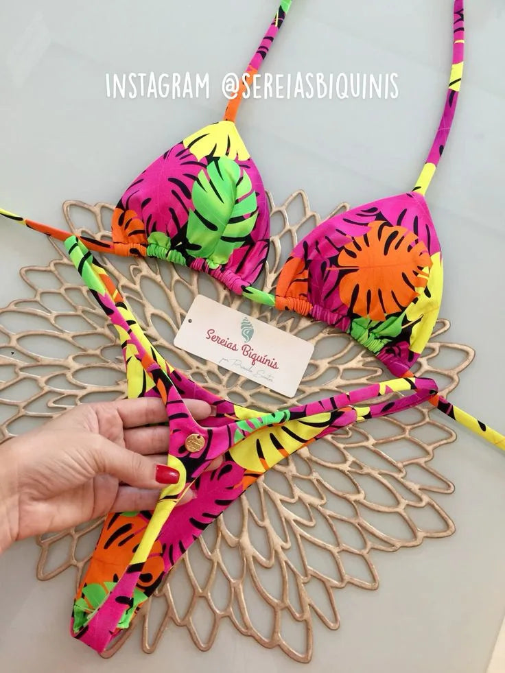 Leopard Print Bikini Set