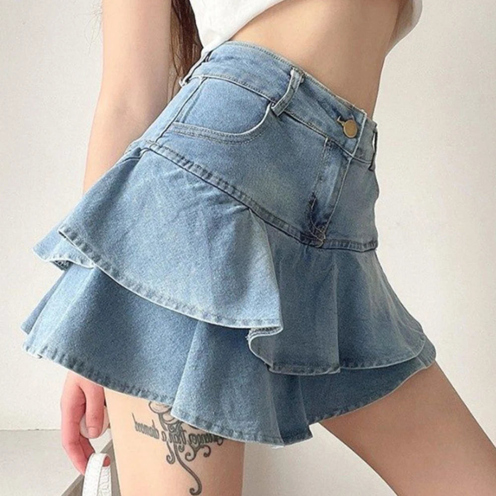Women's Denim Skort