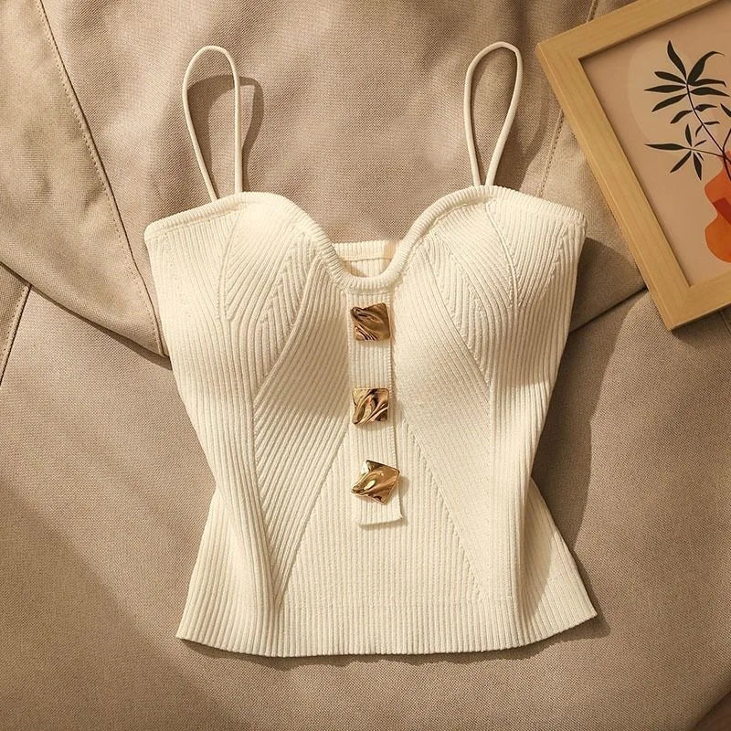 Cross-Knit Camisole Top