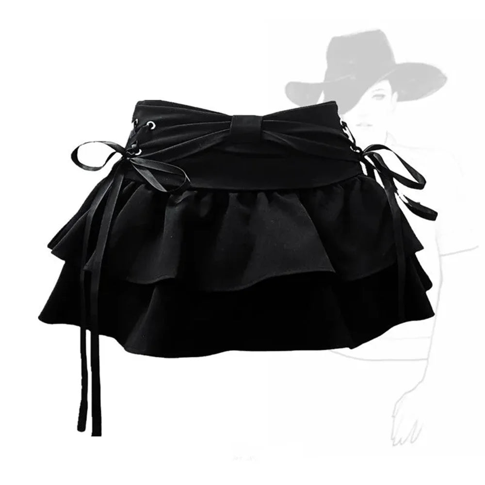 Empire Waist A-Line Mini Skirt