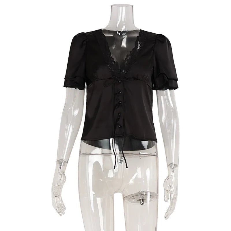 Elegant Lace Summer Top