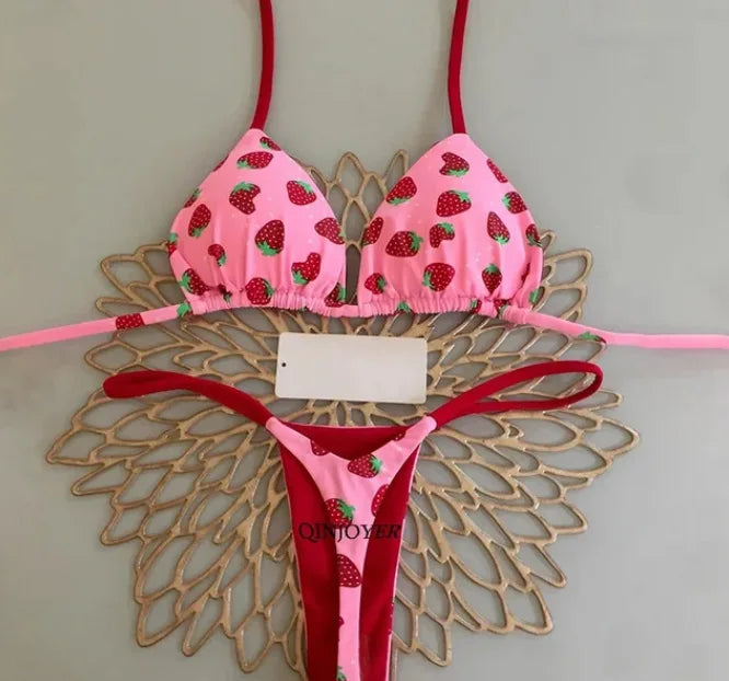 Leopard Print Bikini Set