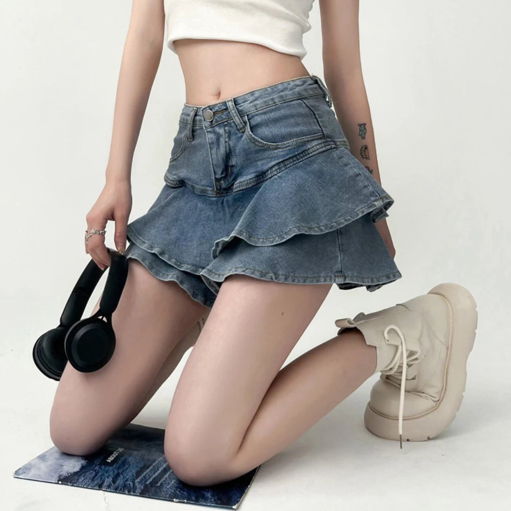 Women's Denim Skort
