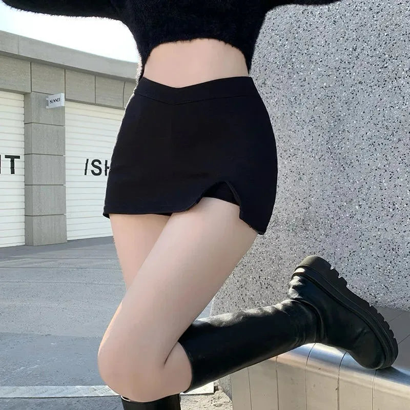 Asymmetrical Mini Skirt