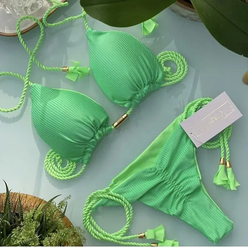 Halter Bikini Set
