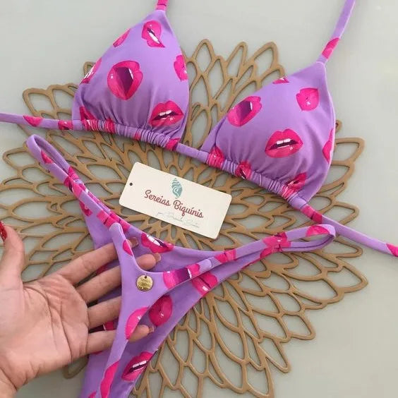 Printed Bikini Set