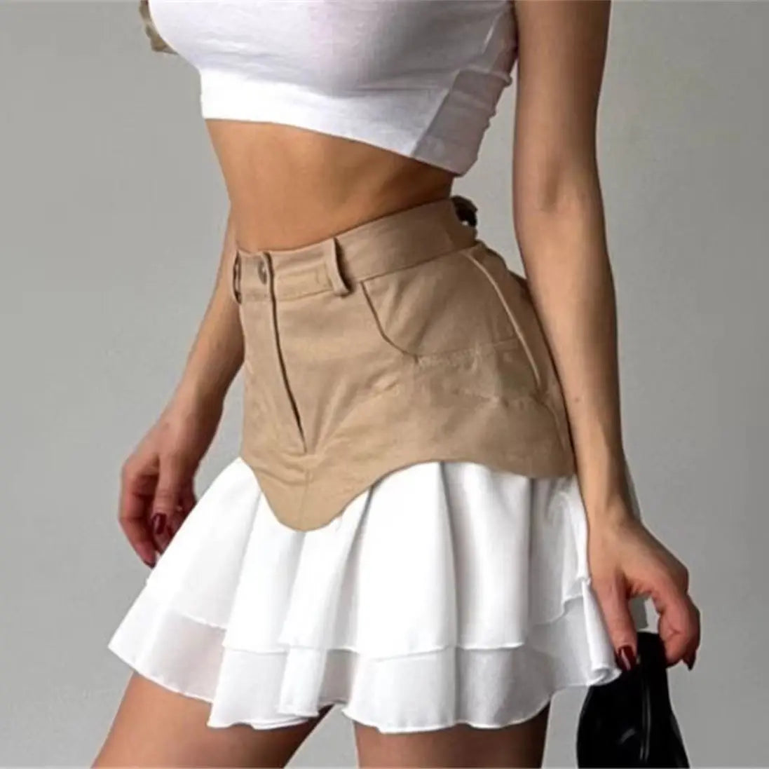 Ruffle Mini Skirt