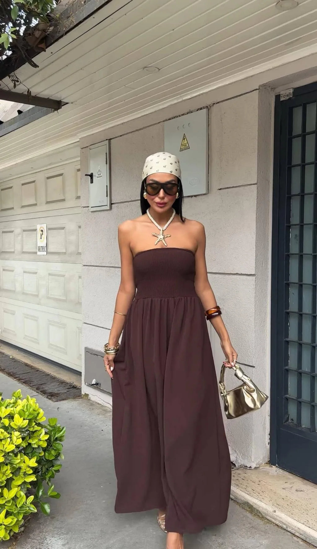 Elegant Strapless Dress