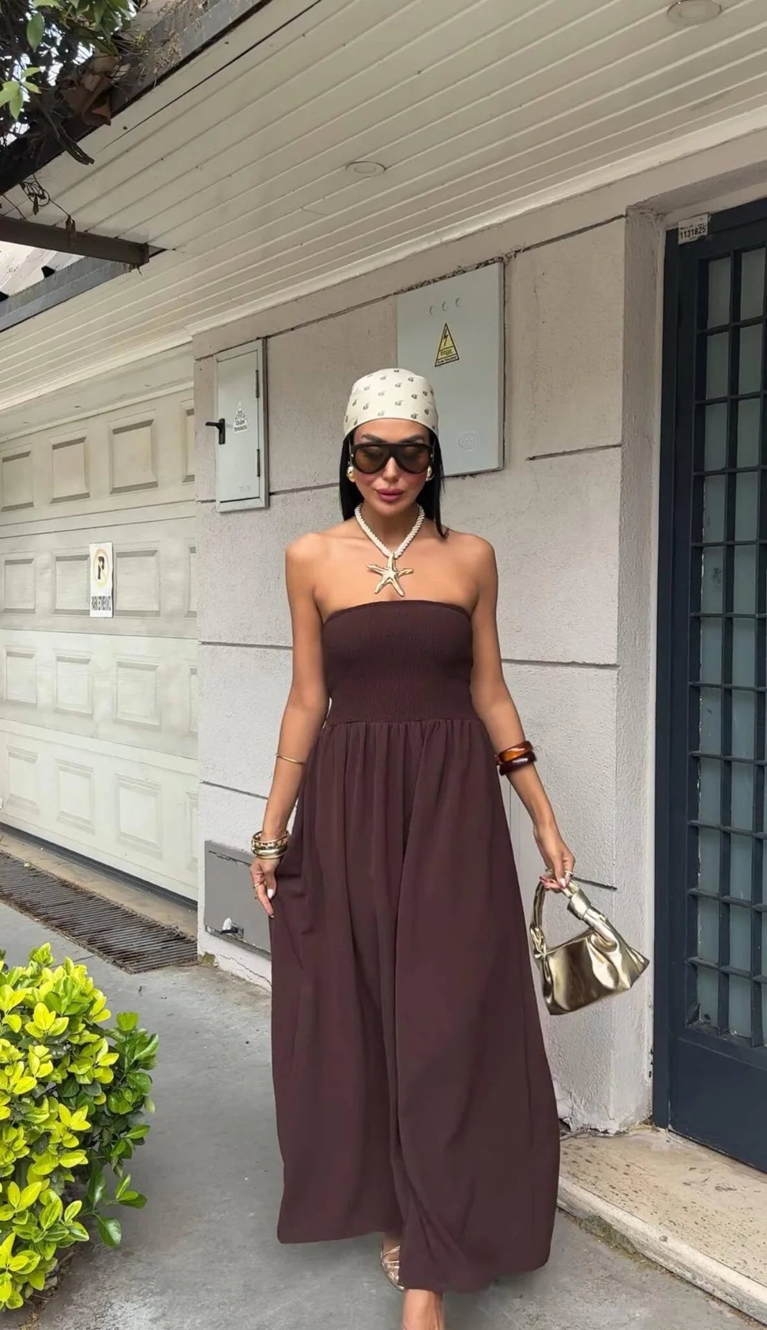 Elegant Strapless Dress