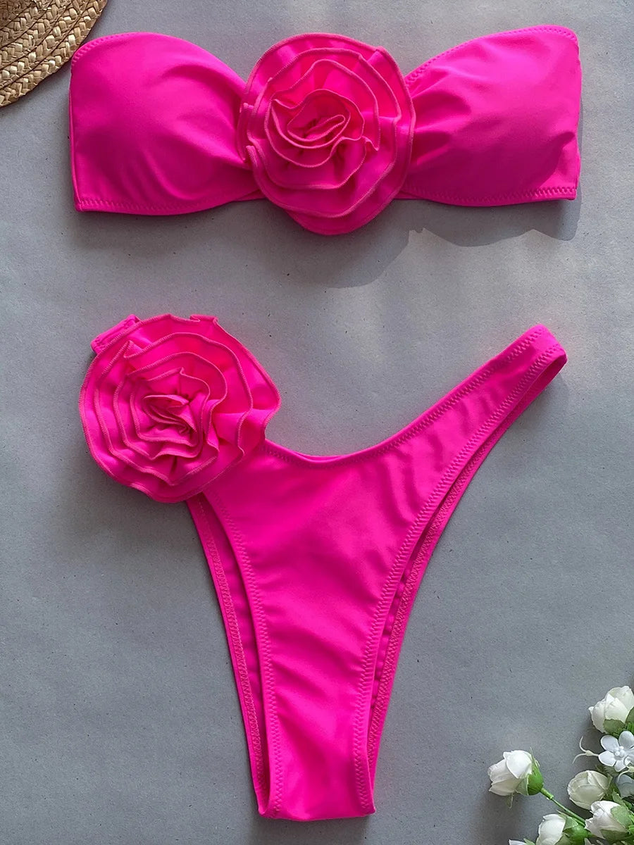 Elegant strapless bandeau top