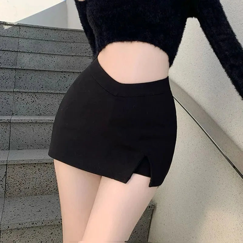 Asymmetrical Mini Skirt