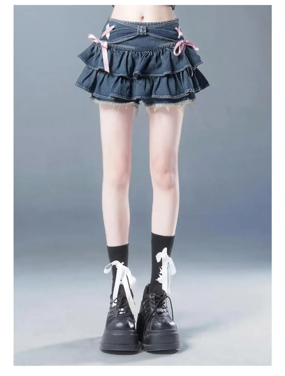 Empire Waist A-Line Mini Skirt