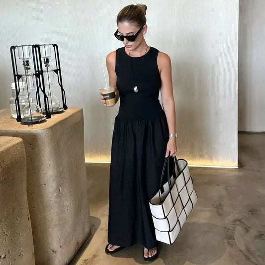 Robe Longue Sans Manches