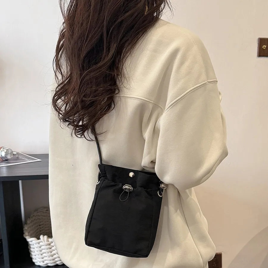 Compact Nylon Crossbody Bag