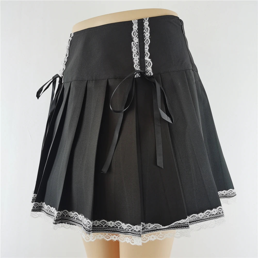 Women's Punk A-Line Mini Skirt