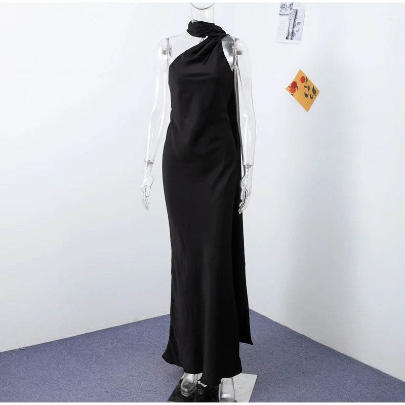 Ribbon Halter Dress