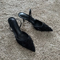 Women's Mesh Slingback Heels