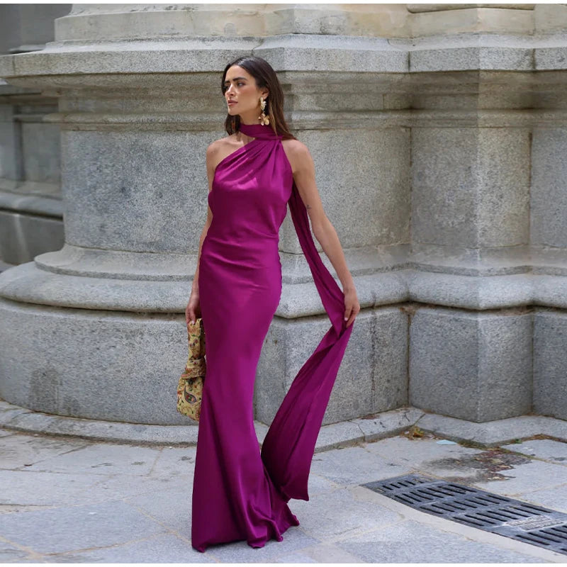 Ribbon Halter Dress