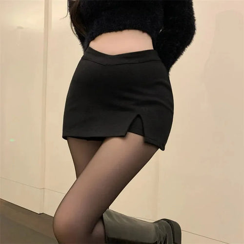 Asymmetrical Mini Skirt