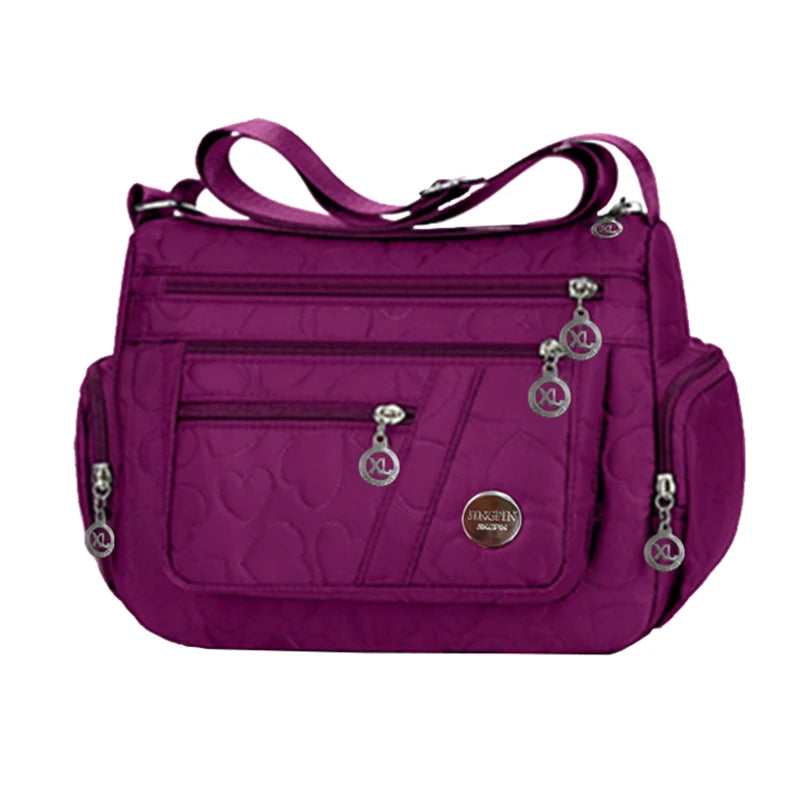 Nylon Crossbody Travel Bag