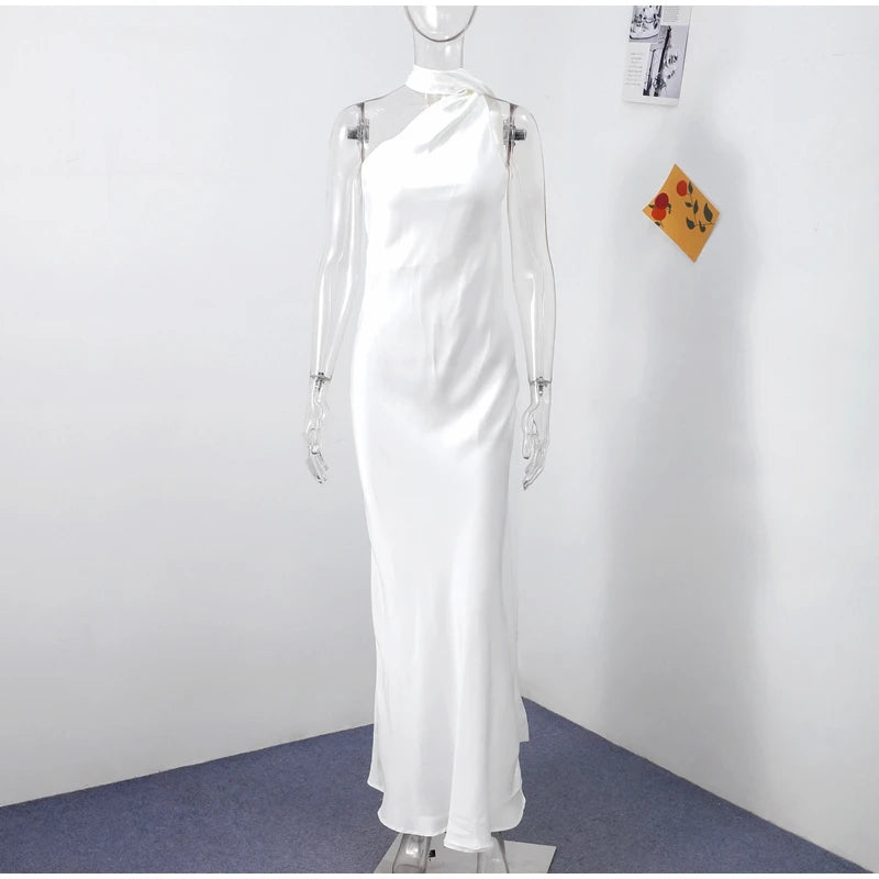 Ribbon Halter Dress