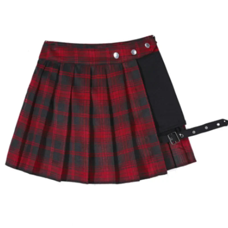 Women's Punk A-Line Mini Skirt
