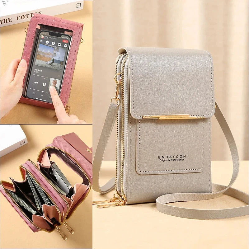 Women's Box Crossbody Phone Bag