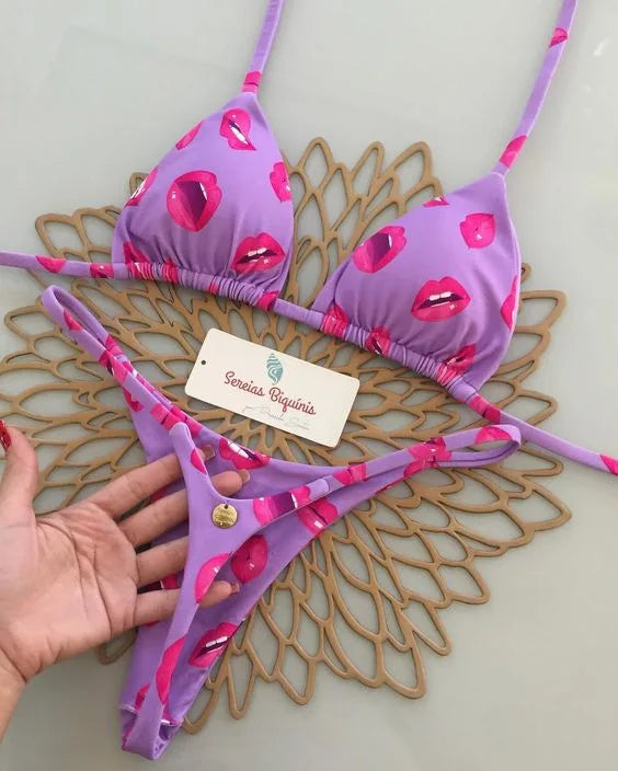Leopard Print Bikini Set