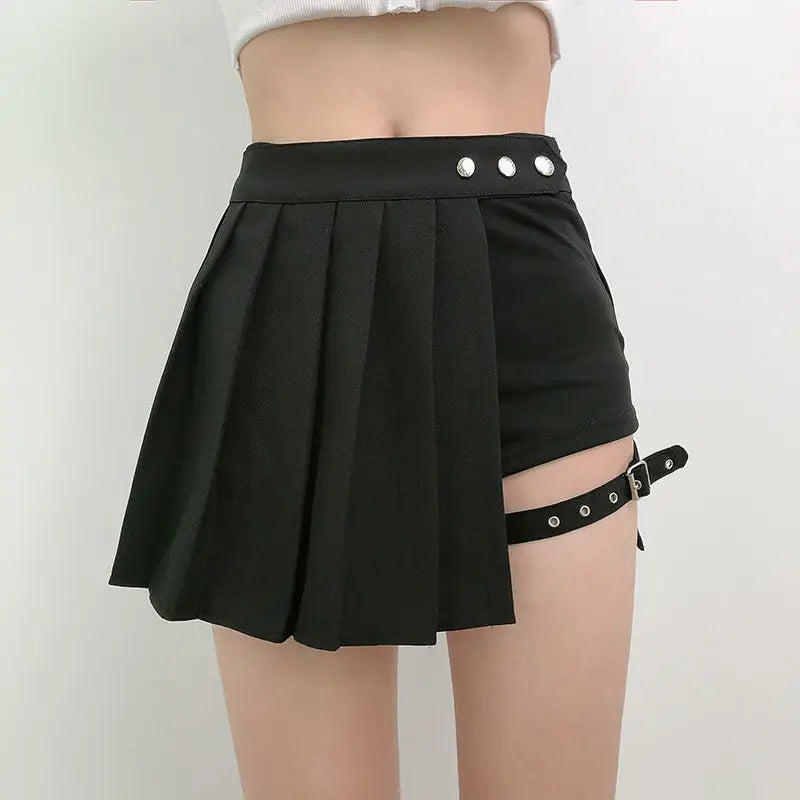 Women's Punk A-Line Mini Skirt