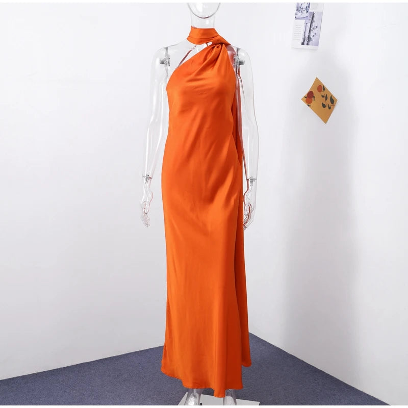 Ribbon Halter Dress