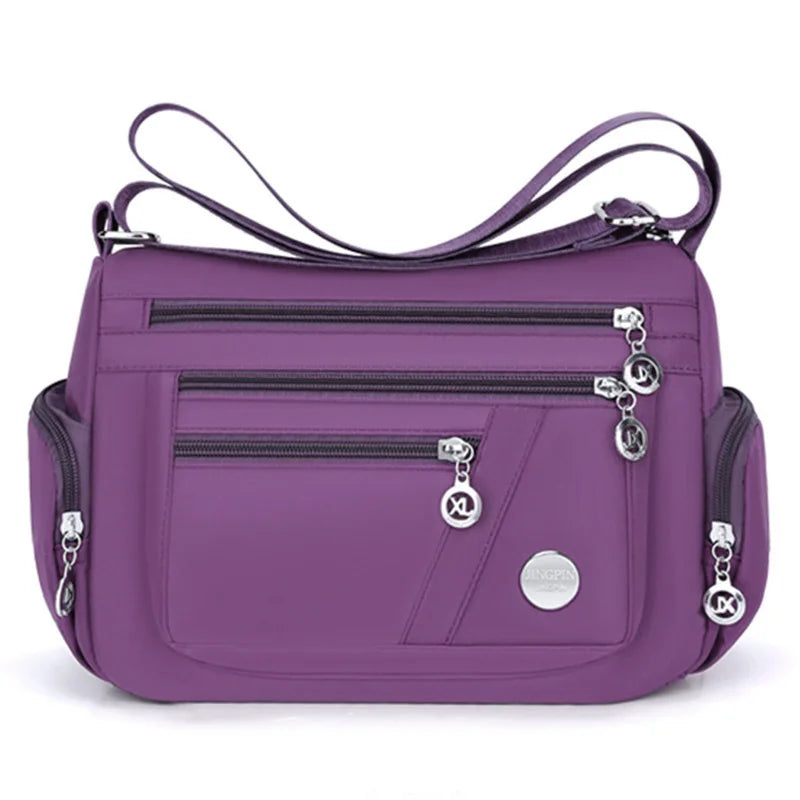 Nylon Crossbody Travel Bag