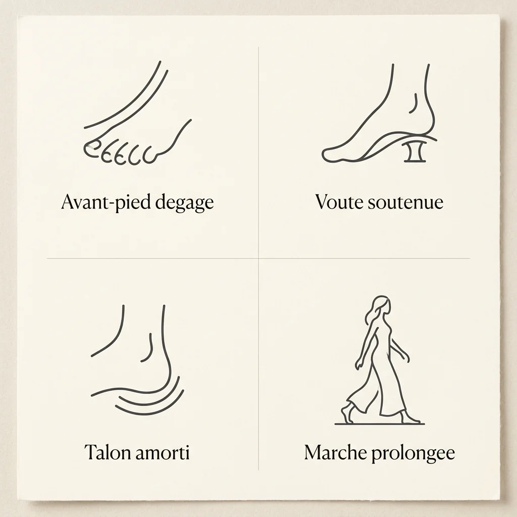 Mules Compensées Fleuries Femme
